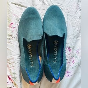 Rothy’s size 9 green shoes